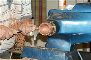 Turning a pin box